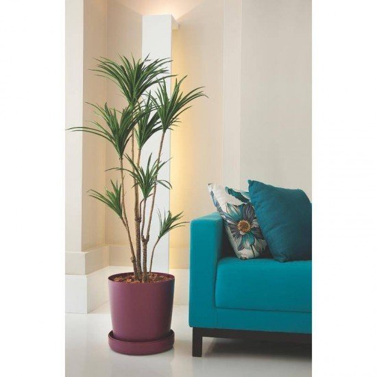 PUFF MULTIUSO CORPO E TAMPA EM PLASTICO PRETO