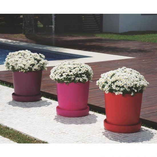 PUFF MULTIUSO CORPO E TAMPA EM PLASTICO BRANCO