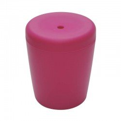 PUFF MULTIUSO CORPO E TAMPA EM PLASTICO ROSA