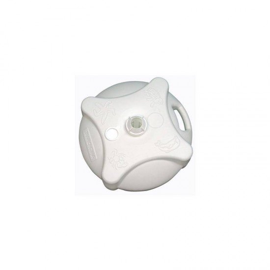 BASE PLASTICA BRANCA PARA GUARDA-SOL