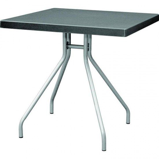 BASE EM ACO CINZA COM QUATRO PES ZETA