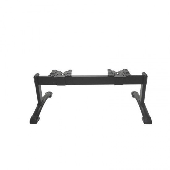 BASE EM ACO PRETA MODELO LONGARINA PARA 2 LUGARES