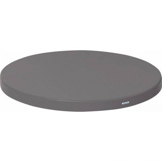 TAMPO DE MESA PLASTICO GEO REDONDO GRAFITE 70CM TRAMONTINA