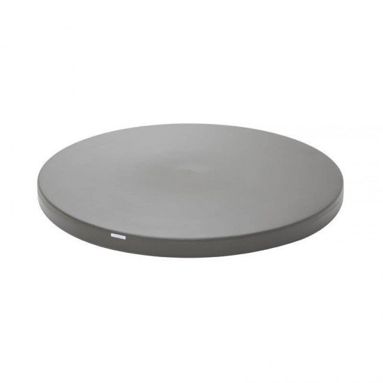 TAMPO DE MESA PLASTICO GEO REDONDO MARROM 70CM TRAMONTINA
