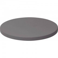 TAMPO DE MESA PLASTICO GEO REDONDO GRAFITE 79CM