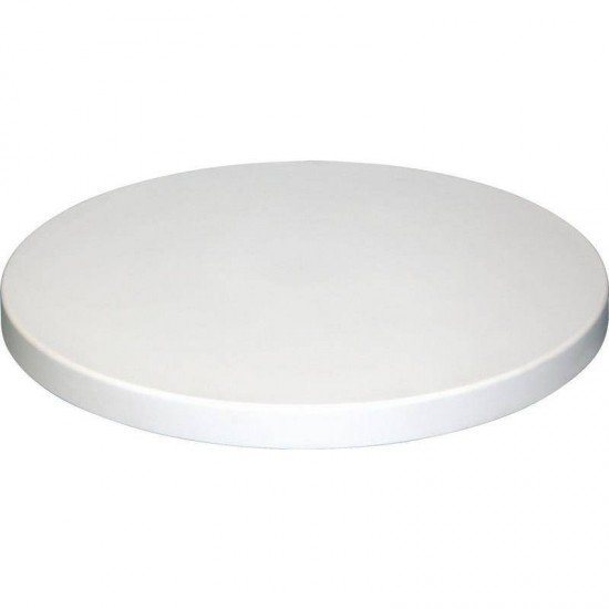 TAMPO DE MESA PLASTICO GEO REDONDO BRANCA 79CM