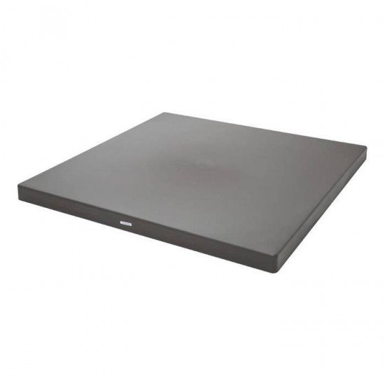 TAMPO DE MESA PLASTICO GEO QUADRADA MARROM 79X79 CM