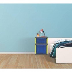 GAVETEIRO EM PLASTICO KIDS COM 2 GAVETAS ROSA