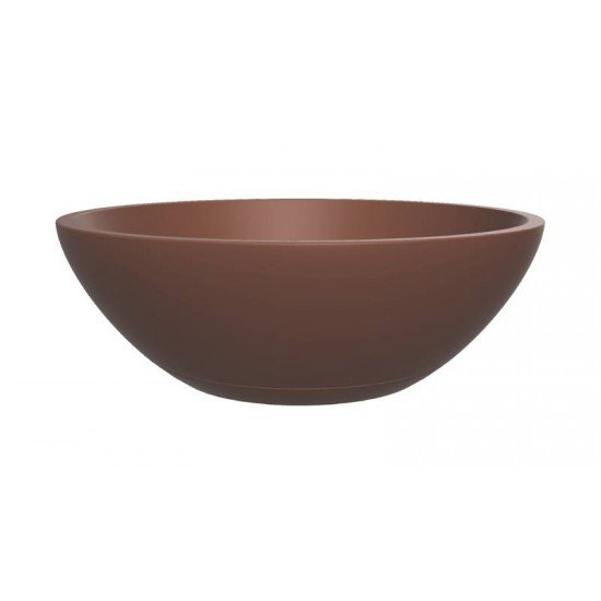 VASO INDI 17 CM EM POLIETILENO MARROM TRAMONTINA