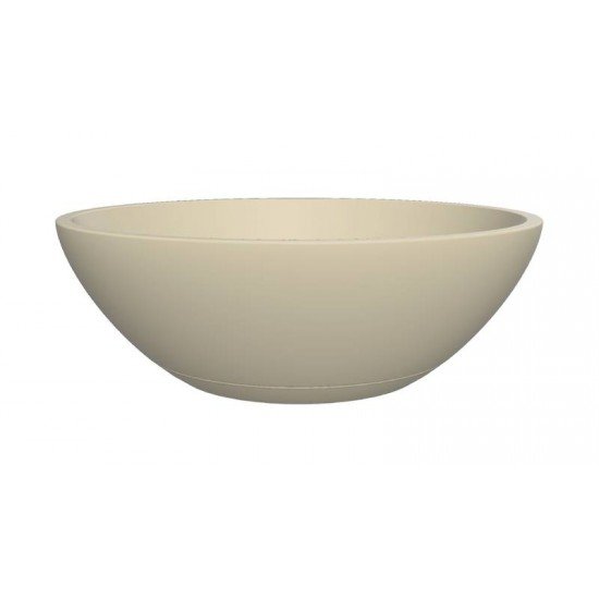 VASO INDI 13 CM EM POLIETILENO BEGE TRAMONTINA