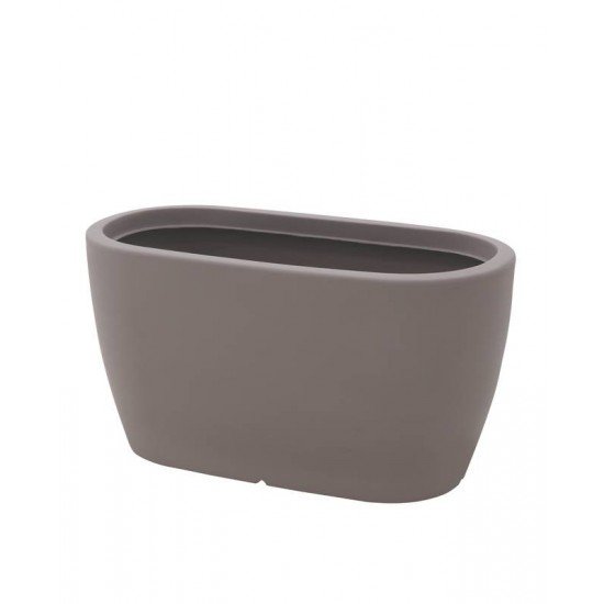 FLOREIRA TRAMONTINA ANDALUZ 43 CM EM POLIETILENO CONCRETO