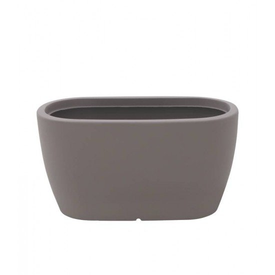 FLOREIRA TRAMONTINA ANDALUZ 43 CM EM POLIETILENO CONCRETO