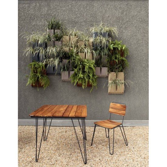 FLOREIRA DE PAREDE TRAMONTINA MALAIA EM POLIETILENO CONCRETO