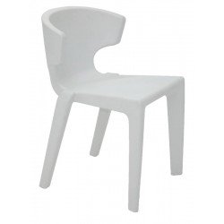 CADEIRA MARILYN BRANCA EM POLIETILENO SEM BRACOS TRAMONTINA