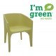 POLTRONA PACO VERDE EM POLIETILENO TRAMONTINA