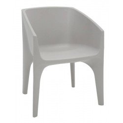 POLTRONA PACO CONCRETO EM POLIETILENO TRAMONTINA