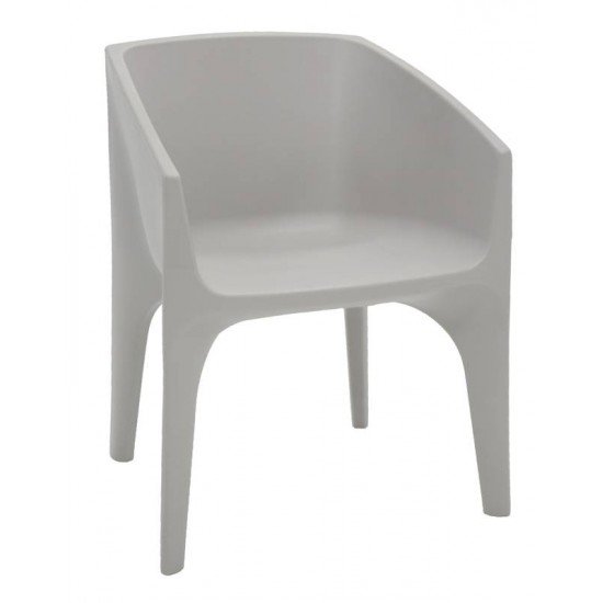 POLTRONA PACO CONCRETO EM POLIETILENO TRAMONTINA