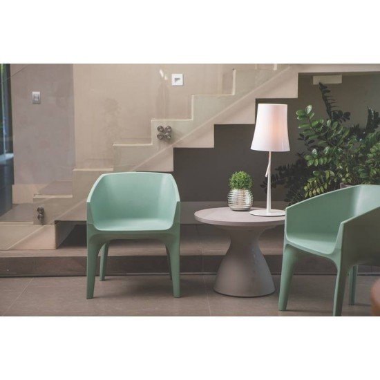 POLTRONA PACO SALVIA EM POLIETILENO TRAMONTINA