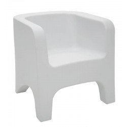 POLTRONA TONIC BRANCA EM POLIETILENO TRAMONTINA