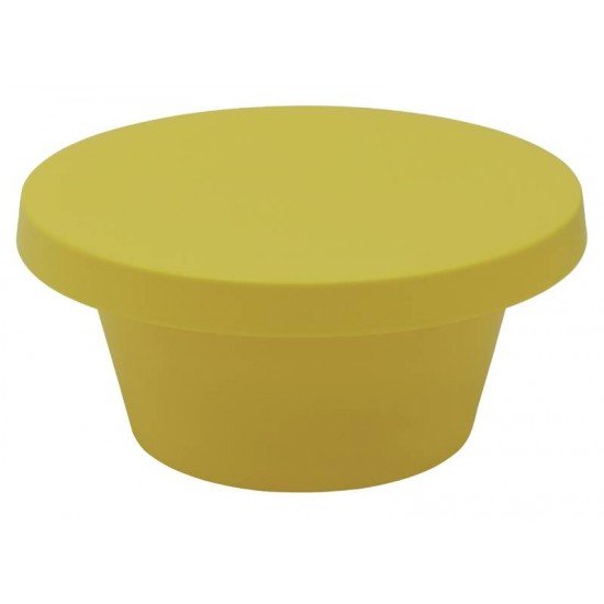 MESA DE CENTRO INFANTIL CONA EM POLIETILENO AMARELO TRAMONTINA