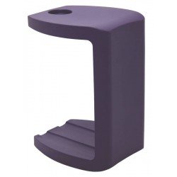 BANCO APOIO VIRA LILAS EM POLIETILENO COM PORTA COPOS TRAMONTINA