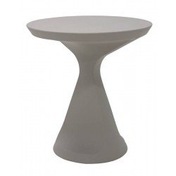 MESA REDONDA SALUT EM POLIETILENO CONCRETO TRAMONTINA