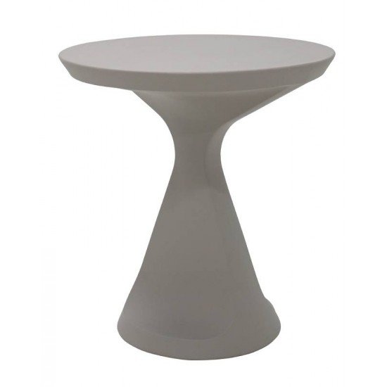 MESA REDONDA SALUT EM POLIETILENO CONCRETO TRAMONTINA