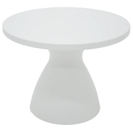 MESA DE CENTRO FLUT BRANCA EM POLIETILENO E POLIURETANO TRAMONTINA