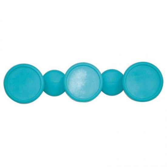 CABIDE PLASTICO MONOBLOCO BOLA AZUL