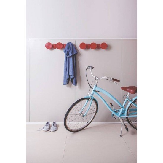 CABIDE BOLA VERMELHO EM POLIETILENO TRAMONTINA