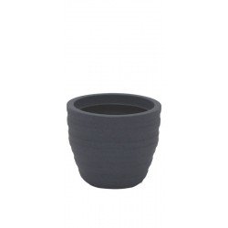 VASO INCA BASIC EM POLIETILENO GRAFITE 24 CM TRAMONTINA