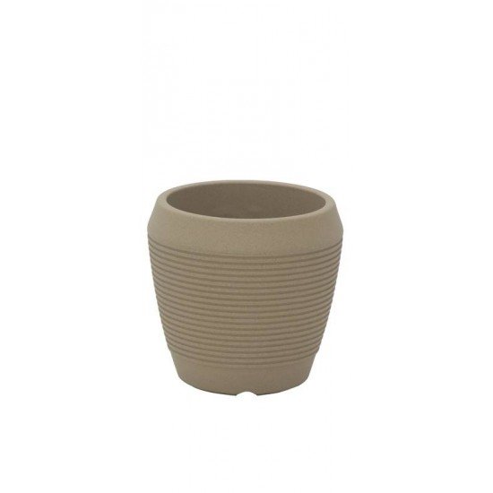 VASO EGIPCIO EM POLIETILENO AREIA 29 CM TRAMONTINA