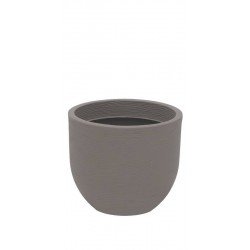 VASO LAOS 28 CM EM POLIETILENO CONCRETO  TRAMONTINA