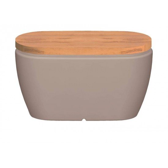 BANCO TINA EM POLIETILENO CONCRETO TRAMONTINA