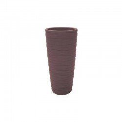 VASO PLASTICO GREGO 80 CM TERRACOTA