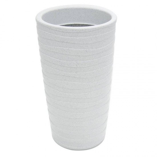 VASO PLASTICO GREGO 45 CM MARMORE