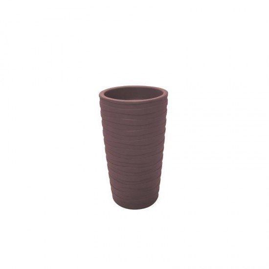 VASO PLASTICO GREGO 45 CM TERRACOTA