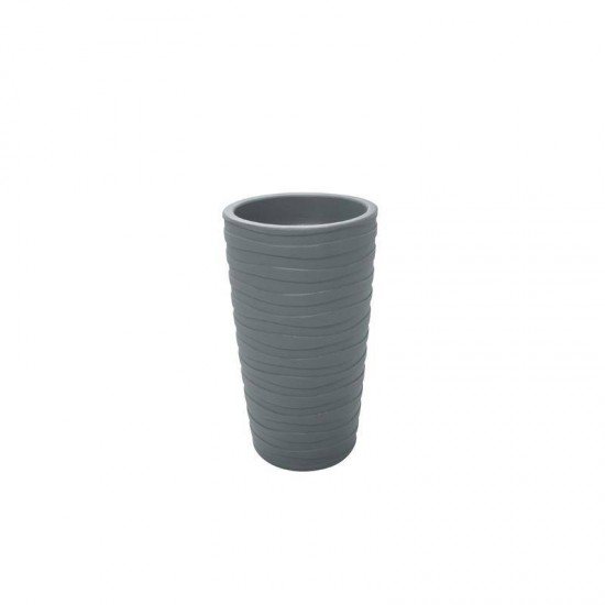 VASO PLASTICO GREGO 45 CM CIMENTO