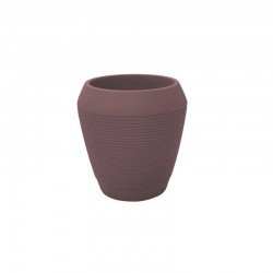 VASO PLASTICO EGIPCIO 46 CM TERRACOTA