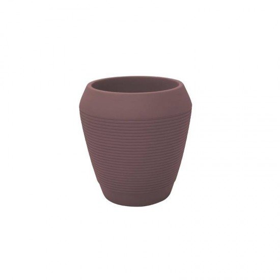 VASO PLASTICO EGIPCIO 46 CM TERRACOTA