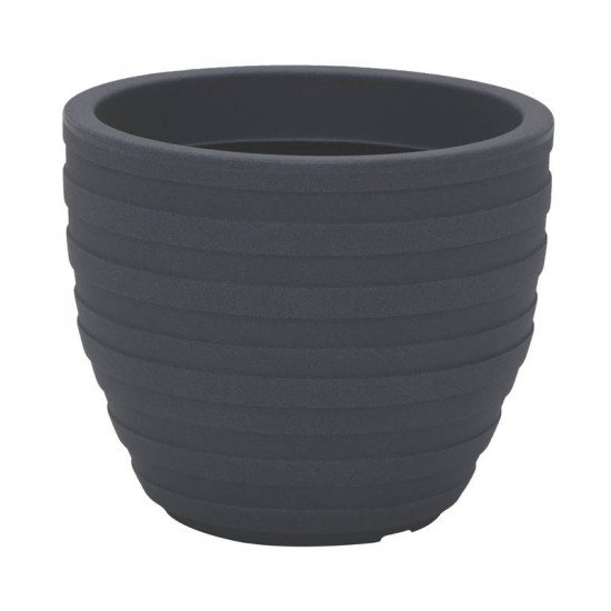 VASO INCA EM POLIETILENO GRAFITE 45 CM TRAMONTINA