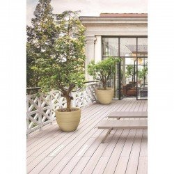 VASO PLASTICO INCA 46 CM MARMORE