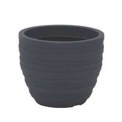 VASO INCA EM POLIETILENO GRAFITE 38 CM TRAMONTINA
