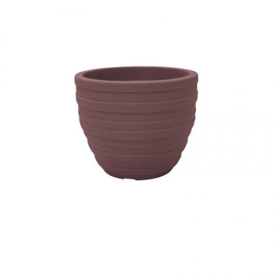 VASO PLASTICO INCA 38 CM TERRACOTA