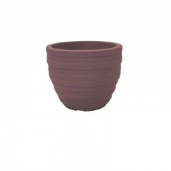 VASO PLASTICO INCA 32 CM TERRACOTA