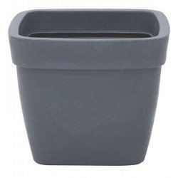 VASO TRAMONTINA ROMANO EM POLIETILENO GRAFITE 38 CM