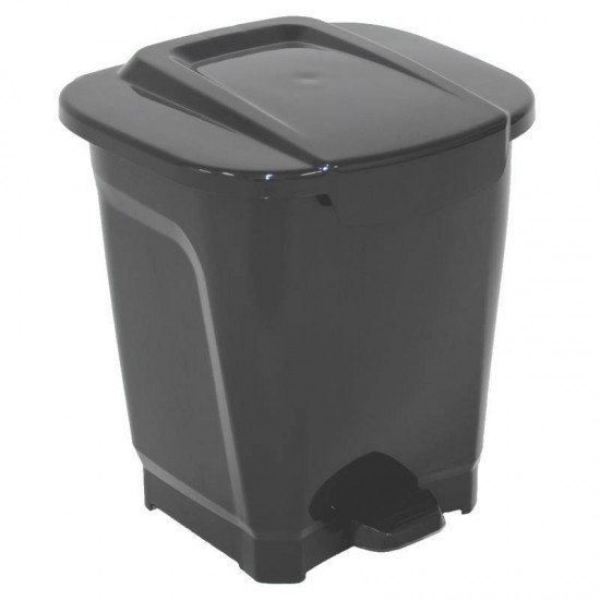 LIXEIRA EM PLASTICO T-FORCE PRETA 15L TRAMONTINA