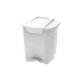 LIXEIRA EM PLASTICO T-FORCE BRANCO 15L