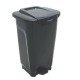 LIXEIRA EM PLASTICO T-FORCE PRETO 50L
