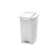 LIXEIRA EM PLASTICO T-FORCE BRANCO 50L